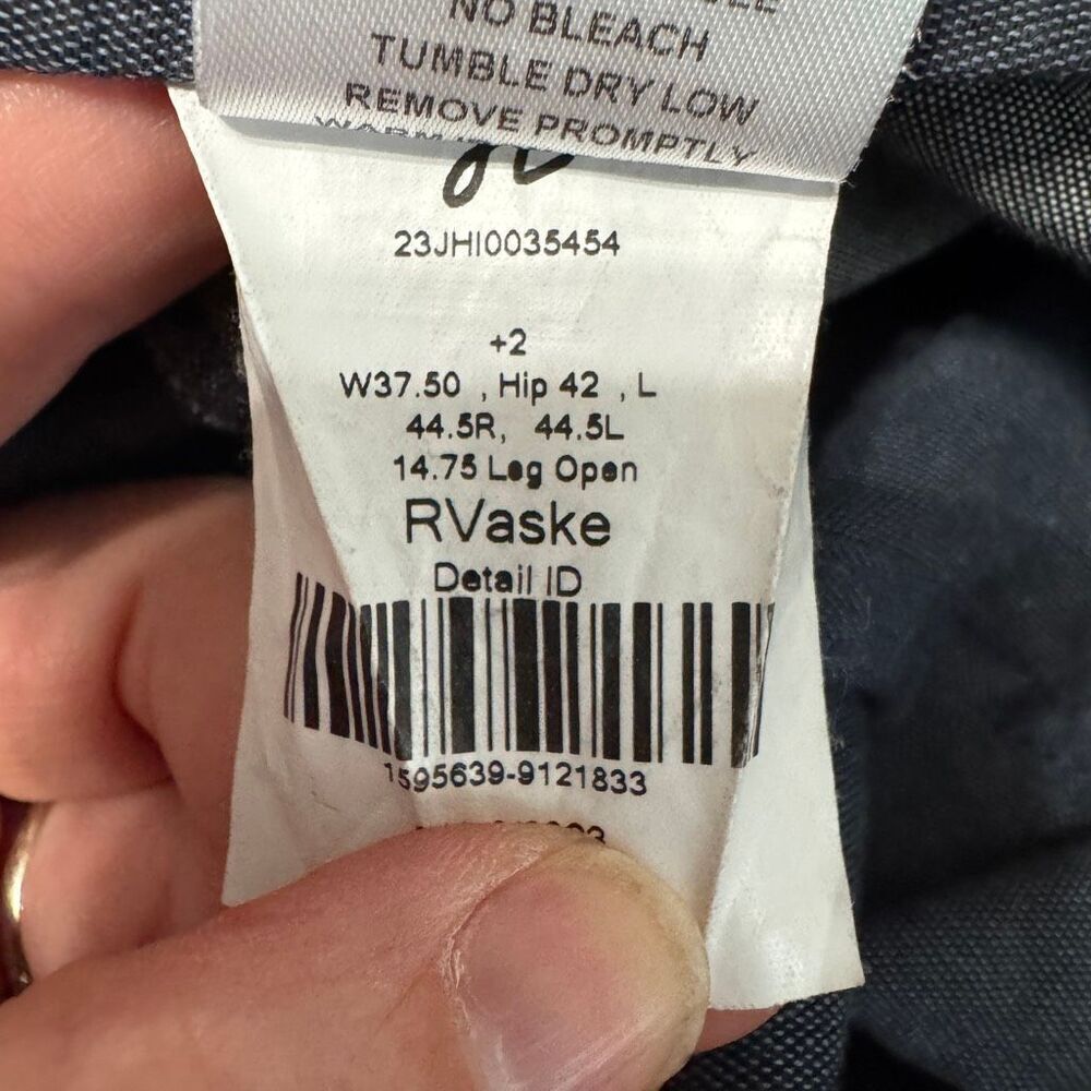 J. Hilburn navy casual men’s pants size 37x33 - Picture 7 of 7